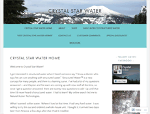 Tablet Screenshot of crystalstarwater.com